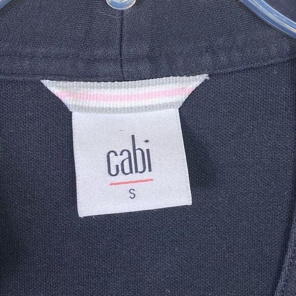 Cabi Around the Clock Black Zip Mandarin Collar Zip Blazer Jacket #5480 Size S - Picture 4 of 7